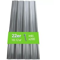 22x Trapezblech Profilblech Dachblech Wellblech Stahlblech Dachpaneele von THANADDO