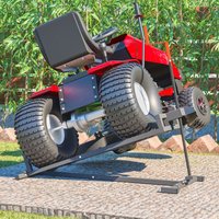 Thanaddo Rasentraktorheber Hebevorrichtung, Hebebühne Aufsitzmäher, Reinigungshilfe universal, Rasentraktorheber zum Aufsitzmähern oder Quads Stil 1 von THANADDO