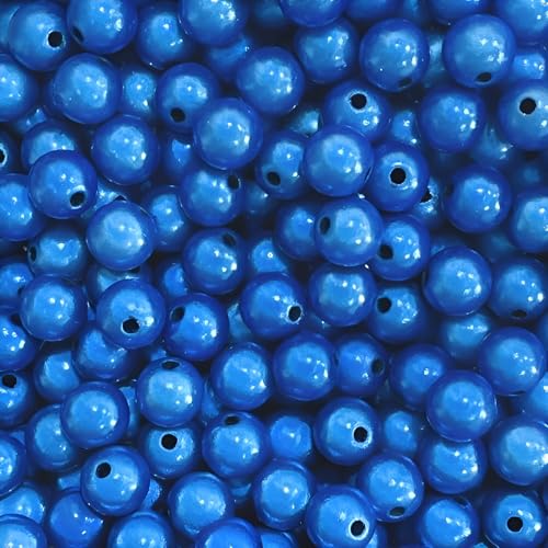 THAYLA 60/100/200/300/600 Stück 4–30 mm Magic Pearls Original, 3D-Illusion reflektierende Magic Perlen, Wunderperlen, Acrylperlen für die Armbänder Schmuckherstellung(Dunkelblau, 20mm 4St) von THAYLA