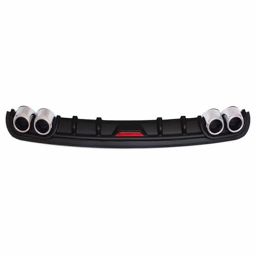 THBNKPE Auto Heckstoßstange Lippe für FIAT 500 2011-2025,Stoßstange Hinten Diffusor Spoiler Flügellippendiffusor Heckschürze Außenzubehör,A1-118cm All Black von THBNKPE