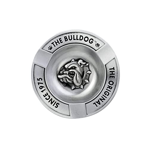 The bulldog Aschenbecher Metall Logo Relief von The Bulldog