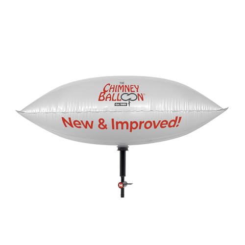 THE CHIMNEY BALLOON CBLR1536 Zugluftstopper, farblos, 38cm x 92cm von THE CHIMNEY BALLOON