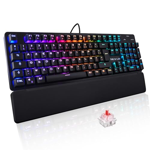 Tastiera per Giochi The G-Lab Rubidium Francese AZERTY von THE G-LAB