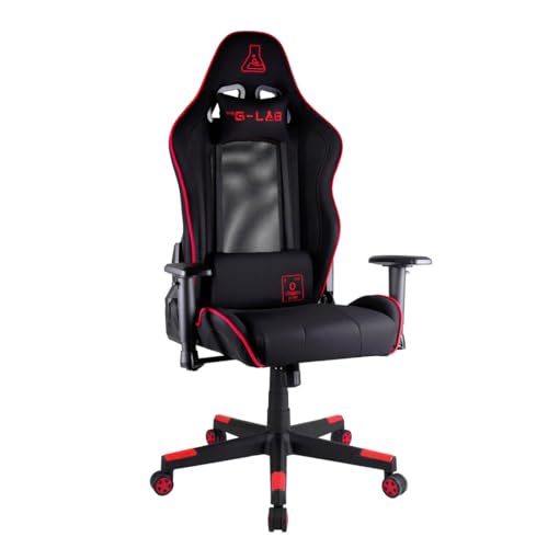 The G-Lab - K Seat Oxygen XL – Gaming-Stuhl Mesh – Ergonomischer bequemer Gamer-Stuhl – Gamer-Stuhl mit Kopfstütze – Rückenlehne neigbar um 150 ° – Bürostuhl, Armlehnen 3D – Neu 2022 von THE G-LAB