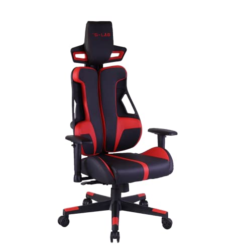 The G-Lab KS-Carbon-BlackRed Gaming Stuhl, Kunstleder, Schwarz/Rot, one Size von THE G-LAB