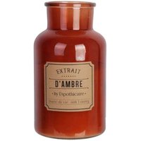 Duftkerze Apotheker 14.5 x 25.7 cm Bernstein von THE HOME DECO FACTORY