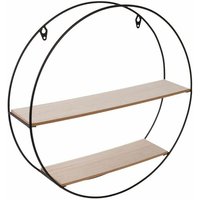 Rundes Regal aus Holz und Metall 40 cm von THE HOME DECO FACTORY