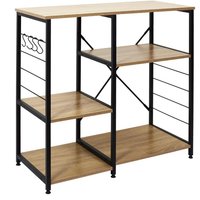 Küchenregal aus Holz und Metall 'Stan' von THE HOME DECO FACTORY