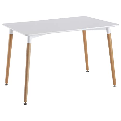 THE HOME DECO FACTORY CMHD3211 MESA Rectangular Blanca, Weiß, One Size von HOME DECO FACTORY