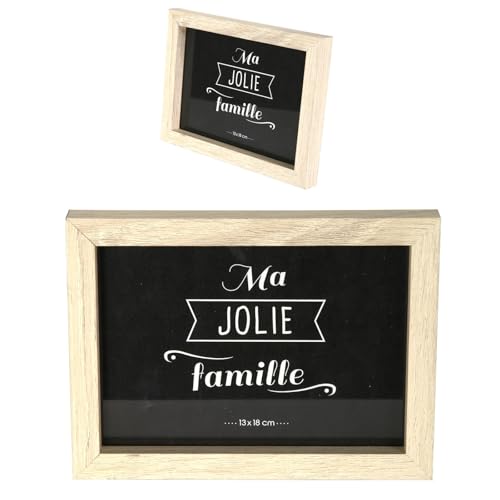 THE HOME DECO FACTORY - Marcos de Fotos, Madera + PVC, Negro/Blanco/Marrón, 22,2 x 2 x 27,3 cm, Juego de 8 THE HOME DECO FACTORY - Marcos de Fotos, Madera + PVC, Negro/Blanco/Marrón, 22,2 x 2 x 27,3 cm, Juego de 8 von HOME DECO FACTORY