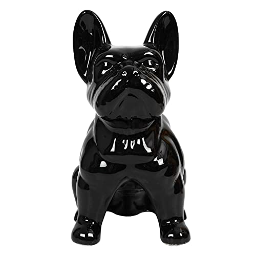 THE HOME DECO FACTORY Skulptur Bulldogge, Keramik, 30 cm, Schwarz von THE HOME DECO FACTORY