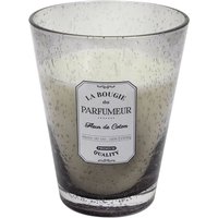 The Home Deco Factory - Duftkerze Glasblasentopf hellgrau 18.5 x 23 cm von THE HOME DECO FACTORY