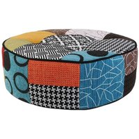 The Home Deco Factory - Runder Sitzsack Patchwork 50 cm von THE HOME DECO FACTORY