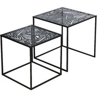 The Home Deco Factory - Quadratische Metall-Stehtische (2er-Set) Havana von THE HOME DECO FACTORY