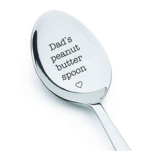 The ideas from boston, Dad's Peanut Butter SpoonStainless Steel Espresso Spoons - Engraved Spoon - Cute Peanut Butter Lovers Gift Father's Day Gift By Boston Creative Company von Boston Creative Company