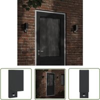 Außenwandleuchte mit Sensor Schwarz Aludruckguss - Outdoor-Beleuchtung - Wandleuchte - Bewegungsmelder - PIR-Sensor - LED-Leuchte - The Living Store Außenwandleuchte mit Sensor Schwarz Aludruckguss - Outdoor-Beleuchtung - Wandleuchte - Bewegungsmelder - PIR-Sensor - LED-Leuchte - The Living Store von THE LIVING STORE