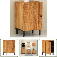 The Living Store - Badschrank 38x33x58 cm Massivholz Akazie - Badschrank - Holz Badschrank - Akasienholzkasten - Badezimmerorganisation von THE LIVING STORE