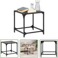 The Living Store - Couchtisch mit Glasplatte Schwarz Transparent 40x40x40 cm Stahl - Couchtisch - Wohnzimmerstil - Glastisch - Esszimmertisch - Side The Living Store - Couchtisch mit Glasplatte Schwarz Transparent 40x40x40 cm Stahl - Couchtisch - Wohnzimmerstil - Glastisch - Esszimmertisch - Side von THE LIVING STORE