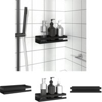 Duschablage Mattschwarz 30x10x6 cm Gebürsteter Edelstahl 304 - Regalsysteme - Schwarz - The Living Store Duschablage Mattschwarz 30x10x6 cm Gebürsteter Edelstahl 304 - Regalsysteme - Schwarz - The Living Store von THE LIVING STORE