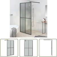 Duschwand für Walk-in Dusche 100x195cm Dunkles Sicherheitsglas - Duschabtrennung - Duschwand - Begehbarer Dusche - Walk-in Dusche - Sicherheitsglas von THE LIVING STORE