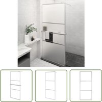 The Living Store - Duschwand mit Ablage für Walk-In-Dusche Chrom 80x195 cm esg - Duschwand - Walk-In-Dusche - Duschkabine - ESG-Glas - Chrom The Living Store - Duschwand mit Ablage für Walk-In-Dusche Chrom 80x195 cm esg - Duschwand - Walk-In-Dusche - Duschkabine - ESG-Glas - Chrom von THE LIVING STORE