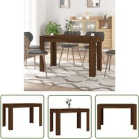 Esstisch Braun Eichen-Optik 120x60x76 cm Holzwerkstoff - Esstisch - Küchentisch - Holzmöbel - Eiche Optik - Wohnzimmertisch - The Living Store Esstisch Braun Eichen-Optik 120x60x76 cm Holzwerkstoff - Esstisch - Küchentisch - Holzmöbel - Eiche Optik - Wohnzimmertisch - The Living Store von THE LIVING STORE