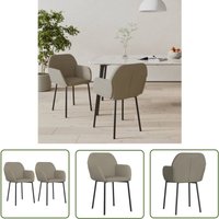 Esszimmerstühle 2 Stk. Hellgrau Samt - Esszimmerstühle - Samtstühle - Grau - Bequeme Stühle - Designerstühle - The Living Store Esszimmerstühle 2 Stk. Hellgrau Samt - Esszimmerstühle - Samtstühle - Grau - Bequeme Stühle - Designerstühle - The Living Store von THE LIVING STORE