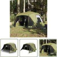 Familienzelt 10 Personen Grün Quick Release Wasserdicht - Campingzelt - Familienzelt - Wasserfest - Schnell Aufbau - Doppelter Reißverschluss - The Familienzelt 10 Personen Grün Quick Release Wasserdicht - Campingzelt - Familienzelt - Wasserfest - Schnell Aufbau - Doppelter Reißverschluss - The von THE LIVING STORE