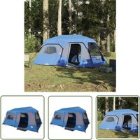 Familienzelt 9 Personen Blau Quick Release Wasserdicht - Campingzelt - Familienzelt - Wasserfest - Schnell Aufbau - 9 Personen - The Living Store Familienzelt 9 Personen Blau Quick Release Wasserdicht - Campingzelt - Familienzelt - Wasserfest - Schnell Aufbau - 9 Personen - The Living Store von THE LIVING STORE