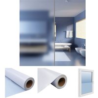 The Living Store - Fensterfolie Milchglasfolie Selbstklebend 0,9x10 m - Fensterfolie - Weiß von THE LIVING STORE