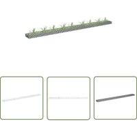 The Living Store - Gabionen-Hochbeet Verzinkter Stahl 360x30x10 cm - Gabionen-Hochbeet - Steingarten - Stahltank - Gartendeko - Blumenerde The Living Store - Gabionen-Hochbeet Verzinkter Stahl 360x30x10 cm - Gabionen-Hochbeet - Steingarten - Stahltank - Gartendeko - Blumenerde von THE LIVING STORE