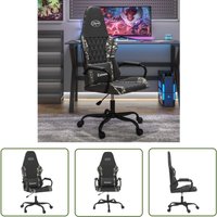 Gaming-Stuhl mit Massagefunktion Schwarz Tarnfarben Kunstleder - Gaming-Stuhl - Gamer Chair - Bürostuhl - Schreibtischstuhl - Ergonomischer Stuhl Gaming-Stuhl mit Massagefunktion Schwarz Tarnfarben Kunstleder - Gaming-Stuhl - Gamer Chair - Bürostuhl - Schreibtischstuhl - Ergonomischer Stuhl von THE LIVING STORE