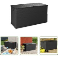 The Living Store - Garten-Aufbewahrungsbox Anthrazit 120x56x63 cm pp Rattan - Gartentresore - Außenaufbewahrung - Gartenbox - Kunststoff Box The Living Store - Garten-Aufbewahrungsbox Anthrazit 120x56x63 cm pp Rattan - Gartentresore - Außenaufbewahrung - Gartenbox - Kunststoff Box von THE LIVING STORE
