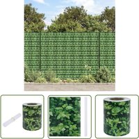 The Living Store - Garten-Sichtschutz pvc 70x0,19 m Grün - Zaunsichtschutz - Gartenzier - PVC-Folie - Wetterfest - UV-Schutz von THE LIVING STORE