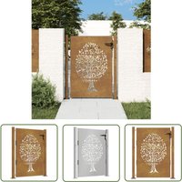 Gartentor 105x130 cm Cortenstahl Baum-Design - Cortenstahl Tor - Gartentor - Metalltor - Rustikales Tor - Designer Tor - The Living Store Gartentor 105x130 cm Cortenstahl Baum-Design - Cortenstahl Tor - Gartentor - Metalltor - Rustikales Tor - Designer Tor - The Living Store von THE LIVING STORE