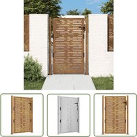 Gartentor 105x130 cm Cortenstahl Quadratisches Design - Cortenstahltor - Gartentor - Zaun - Sicherheitszaun - Rustikales Tor - The Living Store Gartentor 105x130 cm Cortenstahl Quadratisches Design - Cortenstahltor - Gartentor - Zaun - Sicherheitszaun - Rustikales Tor - The Living Store von THE LIVING STORE