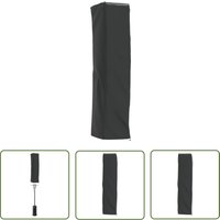 Heizstrahler-Abdeckung Pyramidenform Schwarz 420D Oxford - Terrassenheizungsschutz - Outdoor Möbelschutz - Wetterfeste Abdeckung - Heizstrahlerschutz von THE LIVING STORE