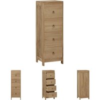 Kommode 40x30x100 cm Massivholz Teak - Kommoden - Braun - The Living Store Kommode 40x30x100 cm Massivholz Teak - Kommoden - Braun - The Living Store von THE LIVING STORE