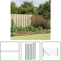 Maschendrahtzaun mit Bodenflansch Grün 1x10 m - Maschendrahtzaun - Gartenzaun - Sicherheitszaun - Hundezaun - Viehzäune - The Living Store Maschendrahtzaun mit Bodenflansch Grün 1x10 m - Maschendrahtzaun - Gartenzaun - Sicherheitszaun - Hundezaun - Viehzäune - The Living Store von THE LIVING STORE