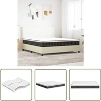 Matratze Bonnell-Federkern Mittel 160x200 cm - Bonnell-Matratze - Federkernmatratze - Matratze Doppelbett - Matratze 160x200 - Schlafcomfort - The von THE LIVING STORE