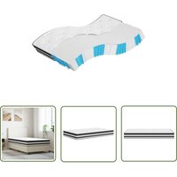 Matratze Taschenfederkern Mittel 120x200 cm - Federkernmatratze - Matratze 120x200 - Mittelhart - Taschenfederkern - Doppelbettmatratze - The Living von THE LIVING STORE