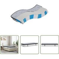 Matratze Taschenfederkern Mittel 90x200 cm - Federkernmatratze - Taschenfederkern - Matratze 90x200 - Mittelhart - Bequeme Matratze - The Living Store von THE LIVING STORE
