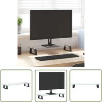 The Living Store - Monitorständer Schwarz 60x20x8 cm Hartglas und Metall - Monitorständer - Computerständer - Laptopständer - Bürobedarf - Ergonomie The Living Store - Monitorständer Schwarz 60x20x8 cm Hartglas und Metall - Monitorständer - Computerständer - Laptopständer - Bürobedarf - Ergonomie von THE LIVING STORE