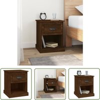 The Living Store - Nachttisch Braun Eichen-Optik 39x39x47,5 cm Holzwerkstoff - Nachttisch - Holzwerkstoff - Eiche Optik - Wohnraum Dekoration - Möbel The Living Store - Nachttisch Braun Eichen-Optik 39x39x47,5 cm Holzwerkstoff - Nachttisch - Holzwerkstoff - Eiche Optik - Wohnraum Dekoration - Möbel von THE LIVING STORE