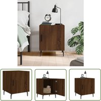 The Living Store - Nachttisch Braun Eichen-Optik 40x40x50 cm Holzwerkstoff - Nachttisch - Beistelltisch - Wohnzimmermöbel - Eiche - Holzmöbel The Living Store - Nachttisch Braun Eichen-Optik 40x40x50 cm Holzwerkstoff - Nachttisch - Beistelltisch - Wohnzimmermöbel - Eiche - Holzmöbel von THE LIVING STORE