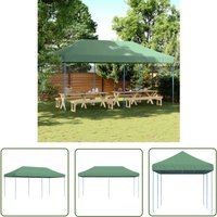 The Living Store - Partyzelt Faltbar Pop-Up Grün 580x292x315 cm - Outdoorzelt - Gartenpartyzelt - Festzelt - Eventzelt - Markise von THE LIVING STORE