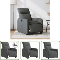 Relaxsessel Elektrisch Dunkelgrau Stoff - Fernsehsessel - Elektrischer Recliner - Relaxsessel - Bequeme Lounge - Rückenlehne Verstellbar - The Living Relaxsessel Elektrisch Dunkelgrau Stoff - Fernsehsessel - Elektrischer Recliner - Relaxsessel - Bequeme Lounge - Rückenlehne Verstellbar - The Living von THE LIVING STORE