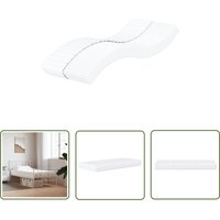 Schaumstoffmatratze Weiß 90x190 cm Härtegrad H2 H3 - Schaumstoffmatratze - Matratze - Einzelmatratze - Matratzen Günstig - Weiße Matratze - The von THE LIVING STORE