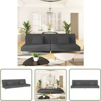 Schlafsofa 2-Sitzer mit 2 Kissen Dunkelgrau Stoff - Schlafsofa - Couchtisch - Wohnraumgestaltung - Gästezimmer - Kleines Apartment - The Living Store Schlafsofa 2-Sitzer mit 2 Kissen Dunkelgrau Stoff - Schlafsofa - Couchtisch - Wohnraumgestaltung - Gästezimmer - Kleines Apartment - The Living Store von THE LIVING STORE