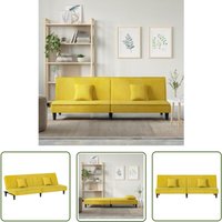 The Living Store - Schlafsofa Gelb Samt - Samtsofa - Schlafsofa - Gästebett - Wohnzimmersofa - Sofa Mit Betfunktion The Living Store - Schlafsofa Gelb Samt - Samtsofa - Schlafsofa - Gästebett - Wohnzimmersofa - Sofa Mit Betfunktion von THE LIVING STORE